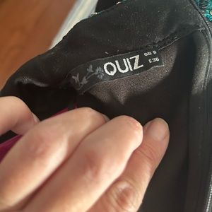 Green sparkling formal dress